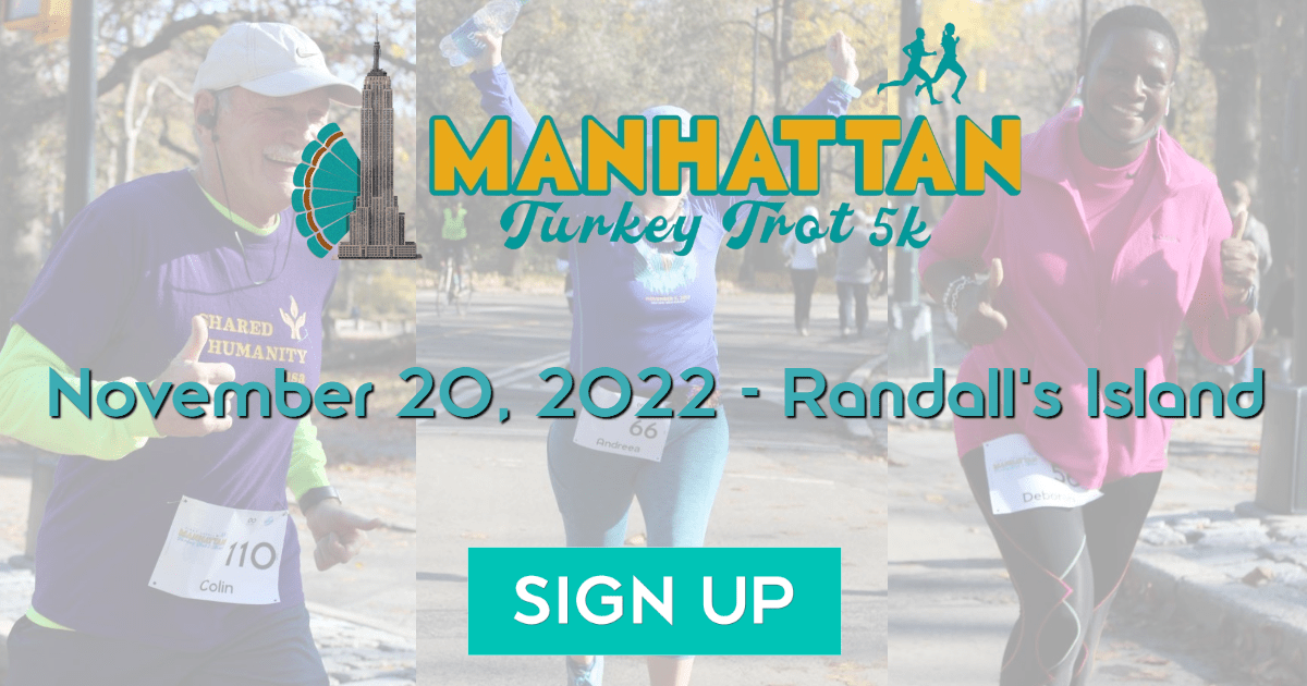 2022 Never Stop Running Foundation Manhattan Turkey Trot 5K Randall's Isl